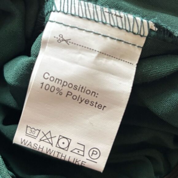 Kirundo Pants Jumpsuit Belted Green Womens Size Small - Picture 9 of 9